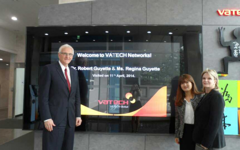Dr. Guyette visited to VATECH and Dental Clinic
