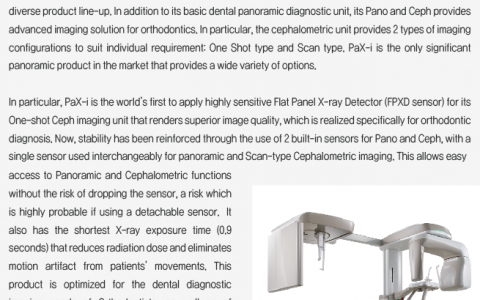 VATECH unveils PaX-i dental diagnostic x-ray system...