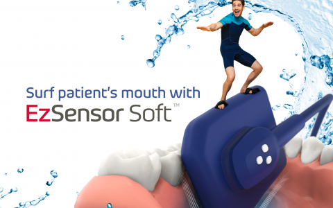Surf the patient's mouth with EzSensor Soft !